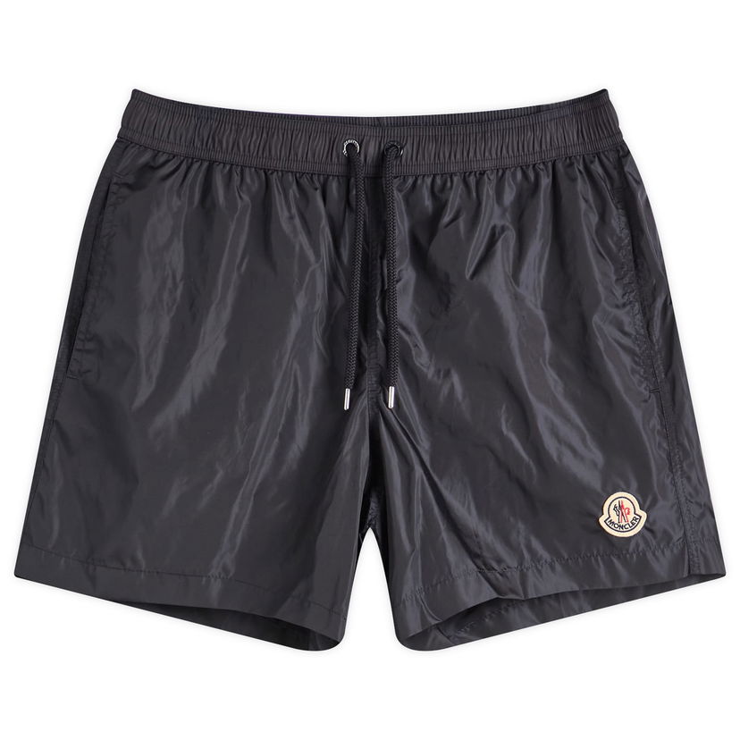 Shortsit Moncler Logo Swim Shorts Tummansininen | 2C000-06-53326-743