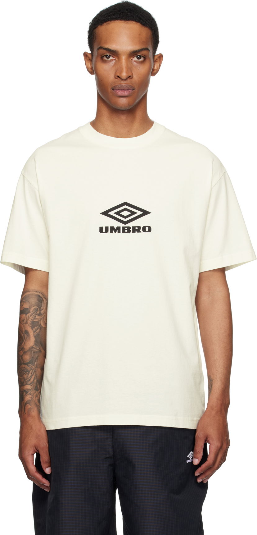 T-paita Umbro Umbro Basic T-Shirt Valkoinen | UBMW0327JY98