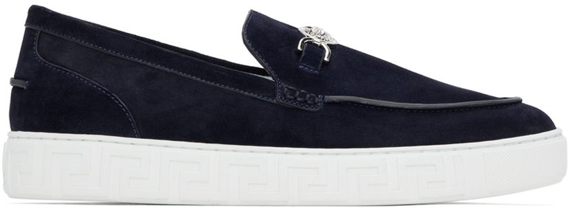 Tennarit ja kengät Versace Navy Medusa '95 Greca Loafers Tummansininen | 1014798_1A09919