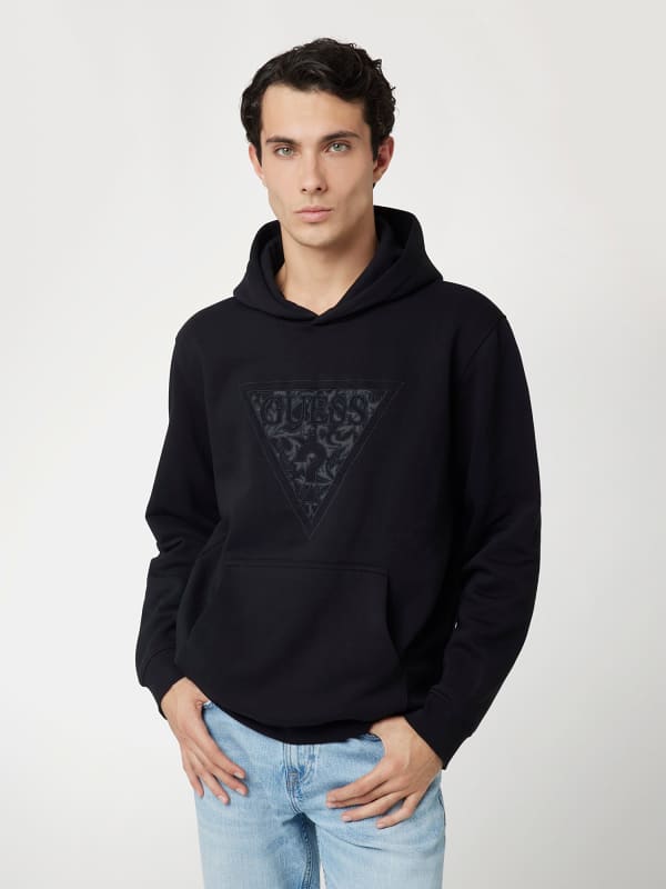 Huppari GUESS Black Fleece Graphic Hoodie Musta | M4BQ25K9Z21
