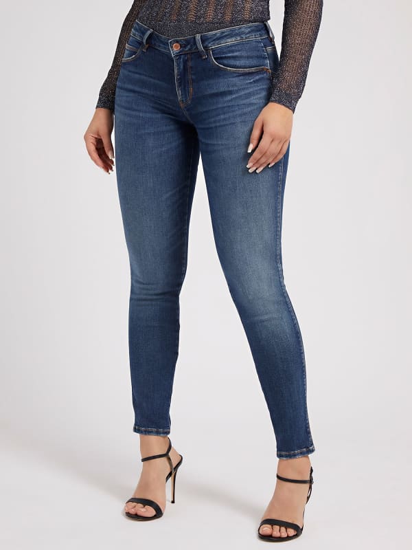 Housut ja farkut GUESS Fit Denim Sininen | W2YAJ2D4Q02, 0