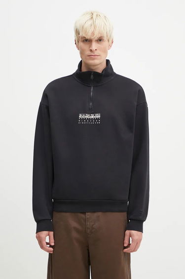 Huppari Napapijri Sweatshirt With Print Musta | NP0A4I6N9411, 0