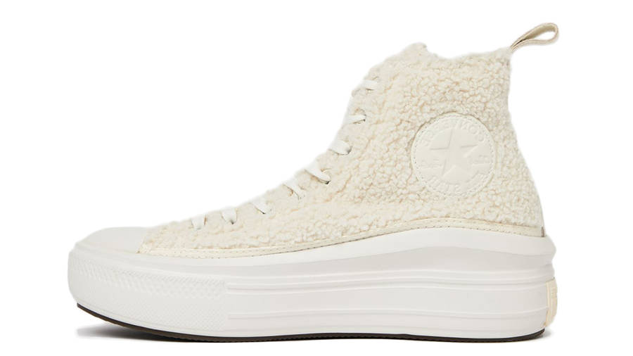 Tennarit ja kengät Converse All Star Move High "Perfect Is Not Perfect - Egret" Valkoinen | 573074C, 0