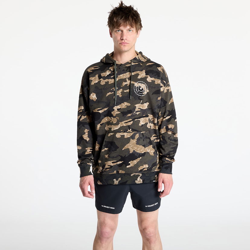 Huppari Under Armour Project Rock AOP Terry Hoodie Monivärinen | 1389951-310