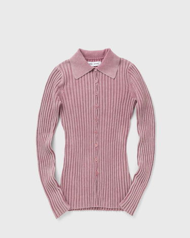 Villapaita Samsoe Samsoe Samsøe & Samsøe Satalya Button-Up Polo Sweater Vaaleanpunainen | F24400091-WASHED-WOODROSE, 0