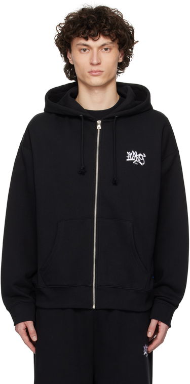 Huppari Awake NY Awake NY All City Zip-Up Hoodie Musta | AWK-SP25-HD005, 0