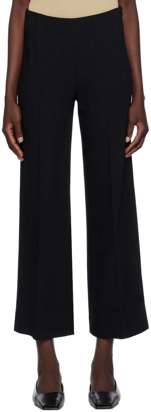 Housut TOTEME TOTEME Wide Leg Trousers Musta | 233-2042-274