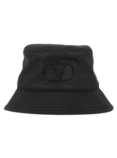 Hattu Valentino V Logo Bucket Hat Musta | XY0HGA11QSH 0NO