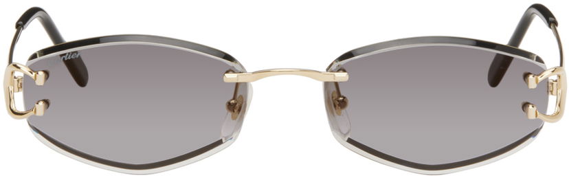 Aurinkolasit Cartier Cartier Oval Sunglasses Harmaa | CT0467S-001
