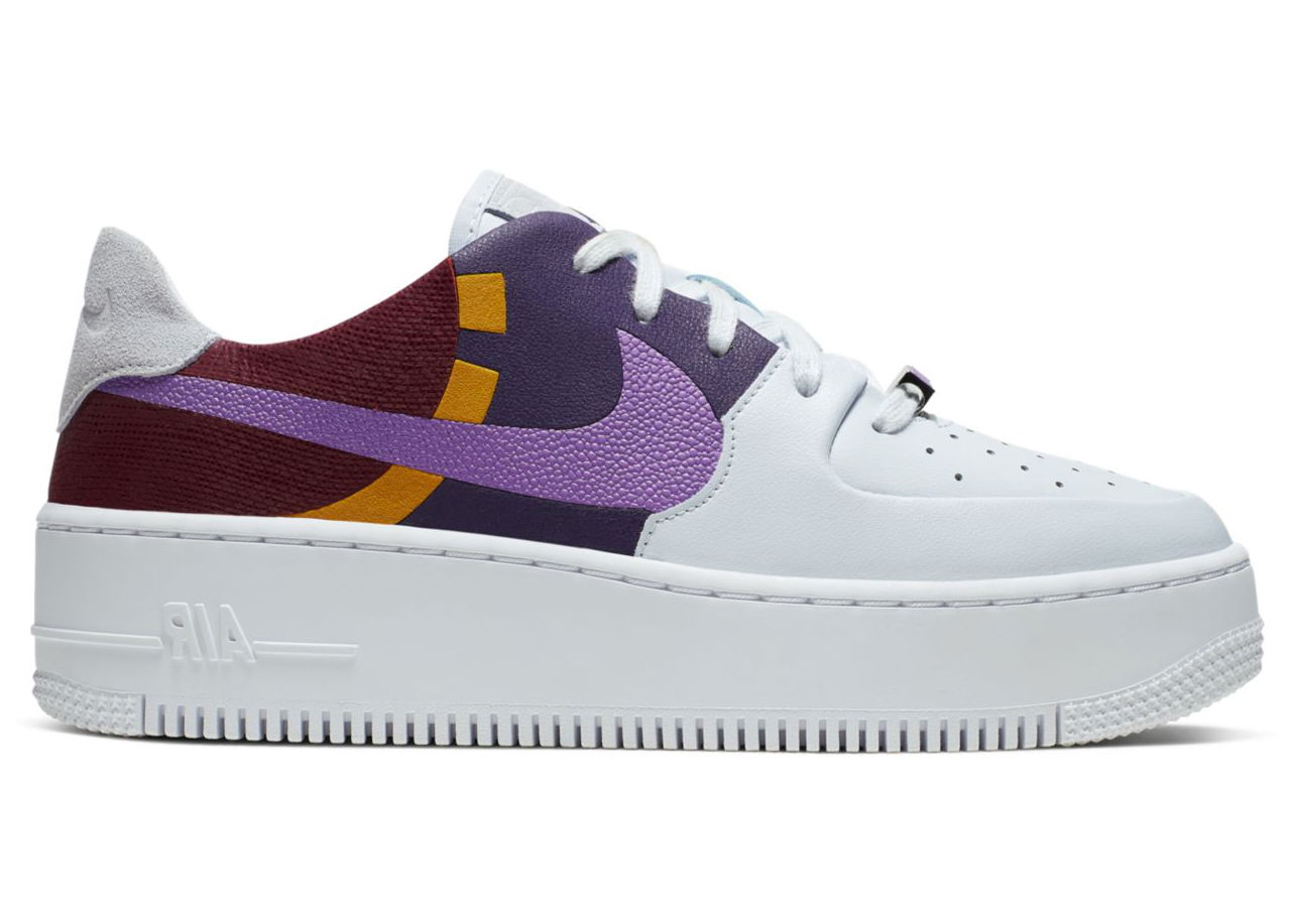 Tennarit ja kengät Nike Air Force 1 Sage Low LX Grey Dark Orchid W Monivärinen | BV1976-003, 0