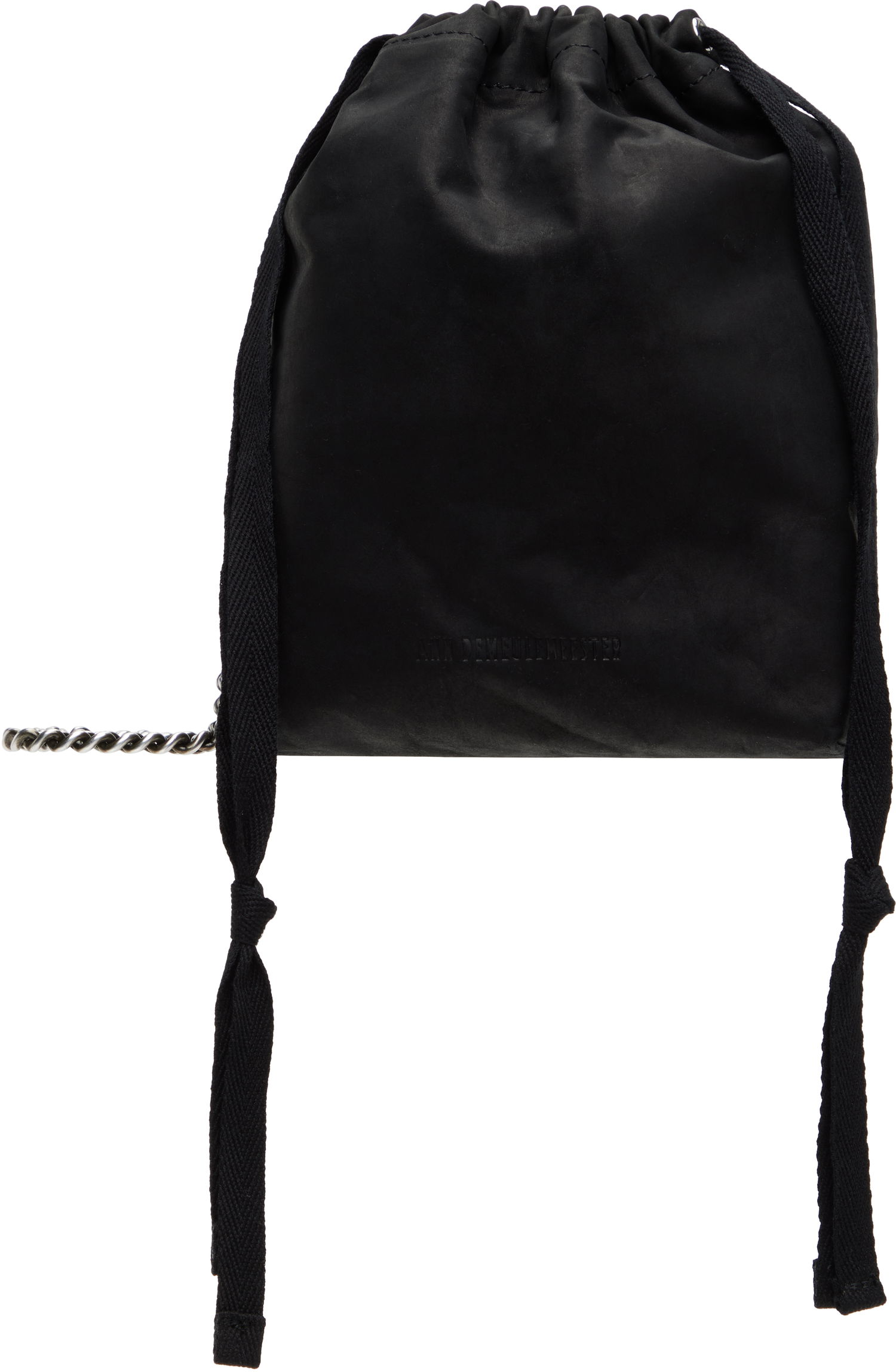 Käsilaukku Ann Demeulemeester Ann Demeulemeester Vide Soft Medium Drawstring Bag Musta | CO00-W-SB23-LT082-099, 0