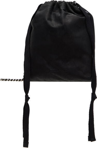 Käsilaukku Ann Demeulemeester Ann Demeulemeester Vide Soft Medium Drawstring Bag Musta | CO00-W-SB23-LT082-099, 0