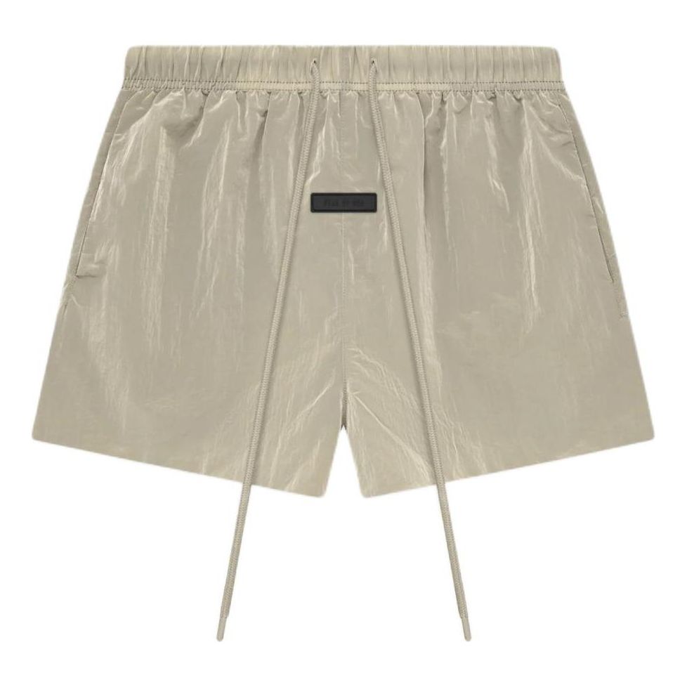 Shortsit Fear of God Crinkle Nylon Running Shorts Beige | 160SP244131F, 0