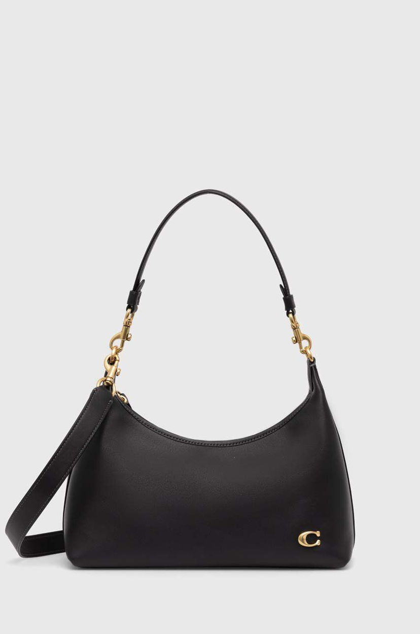 Olkalaukku Coach Leather Shoulder Bag Musta | CR981