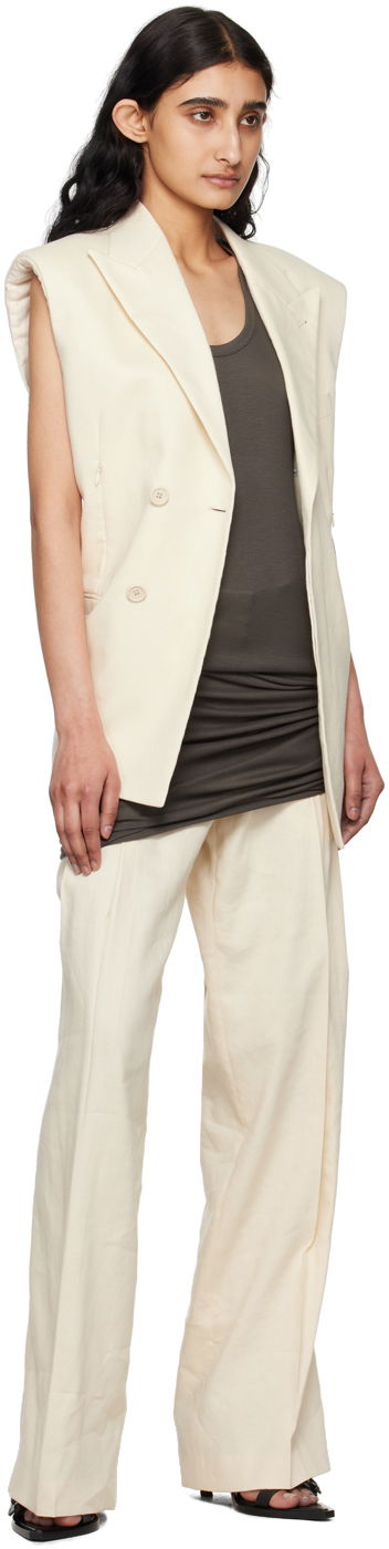 Liivi Helmut Lang Helmut Lang Car Vest Beige | O04HW199, 3