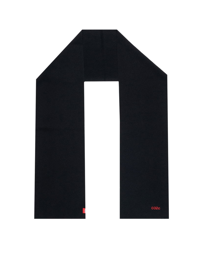 Huivi 032C Cashmere Blend Scarf Musta | F24-UAK-3371-000