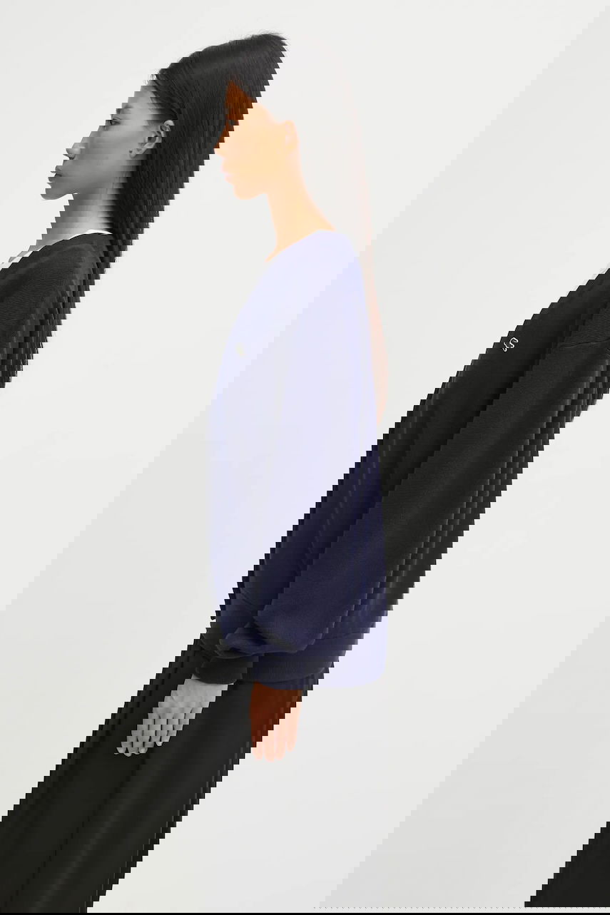 Villapaita Lacoste V-Neck Button-Up Relaxed Fit Wool Blend Cardigan Tummansininen | AF4143, 1