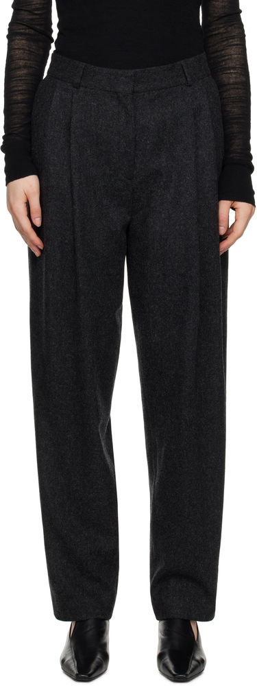 Housut TOTEME TOTEME Double-Pleated Tailored Trousers Harmaa | 251-WRB847-FB0024, 0
