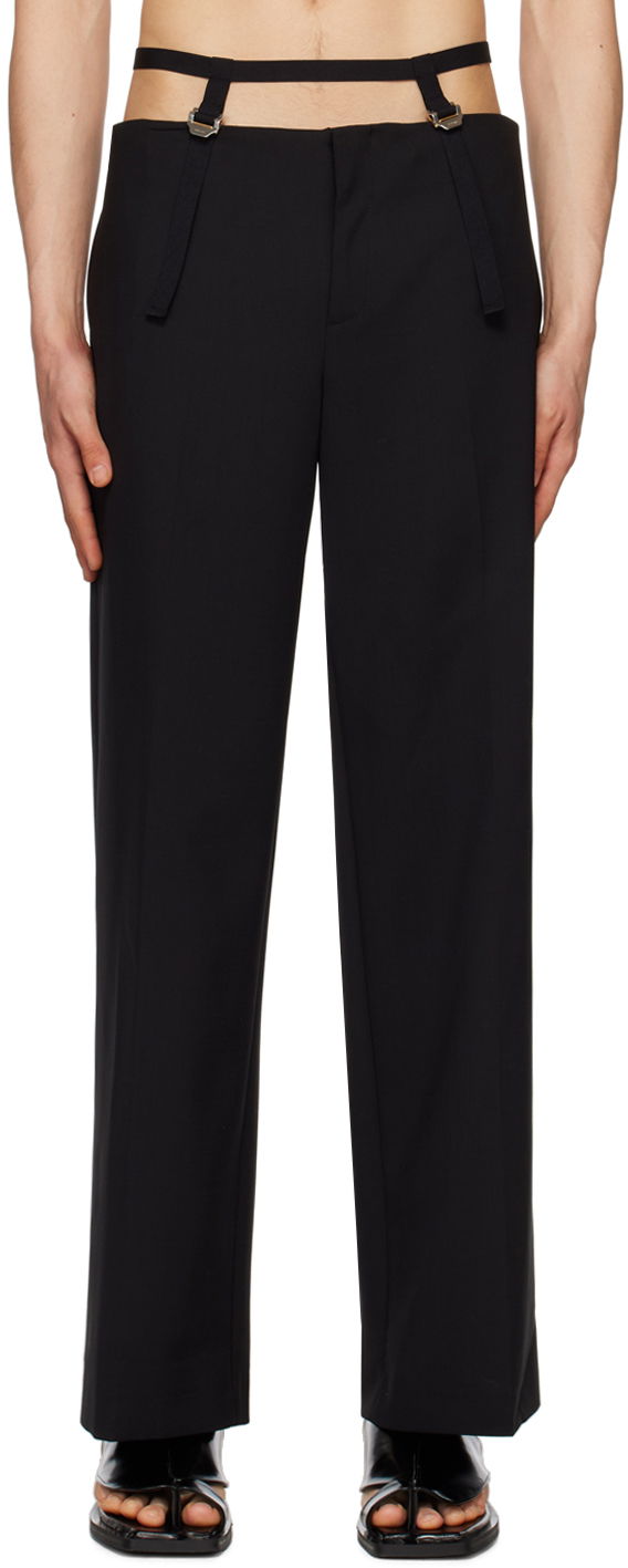 Housut Dion Lee Dion Lee Safety Harness Trousers Musta | C2134S23
