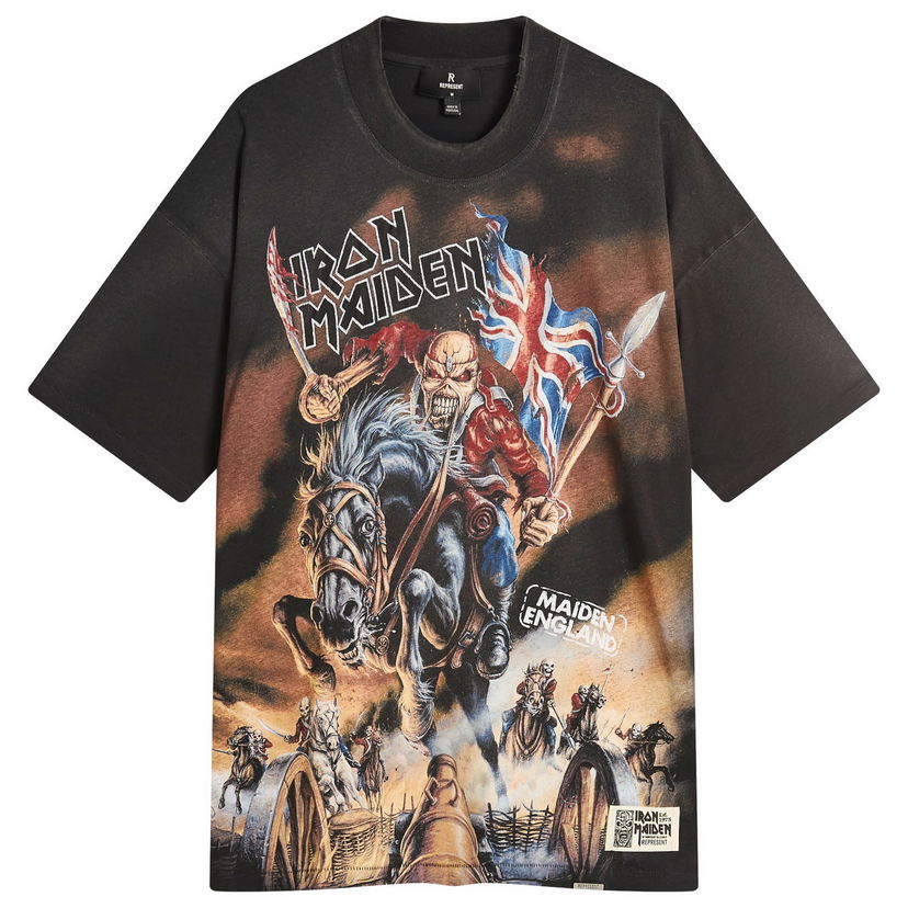 T-paita Represent Clo Iron Maiden Steed Graphic Tee Musta | MLM100581-04
