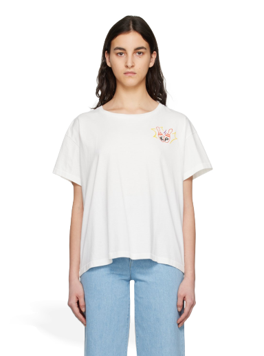 T-paita KENZO Paris Bowling Elephant Valkoinen | FD52TS0504SO