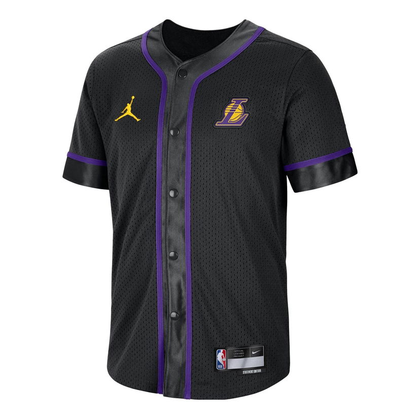 Jersey Jordan Los Angeles Lakers Statement Edition Baseball Jersey Musta | DR2407-010
