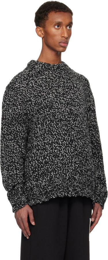 Villapaita We11done We11done Chunky Knit Sweater Musta | WD-KT3-24-649-U-B2, 1