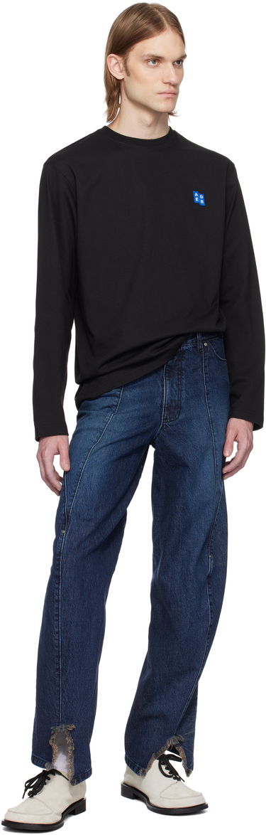 T-paita ADER ERROR ADER error Sig; TRS Tag 01 Long Sleeve T-Shirt Musta | BO42FYTS0201BK, 3