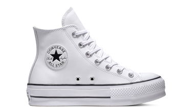 Tennarit ja kengät Converse Chuck Taylor All Star Platform Leather High-Top Valkoinen | 561676C, 5