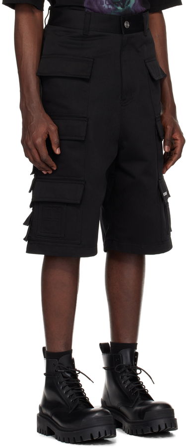 Shortsit We11done We11done Flap Pocket Shorts Musta | WD-PT1-24-218-M-BK, 1