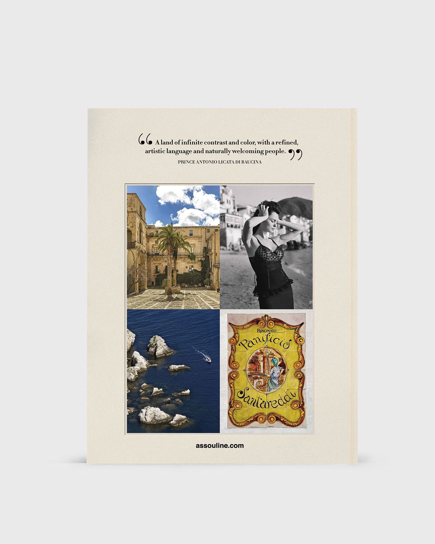 Kirja ja lehti ASSOULINE “Sicily Honor” By Gianni Riotta Valkoinen | 9781649802170, 1