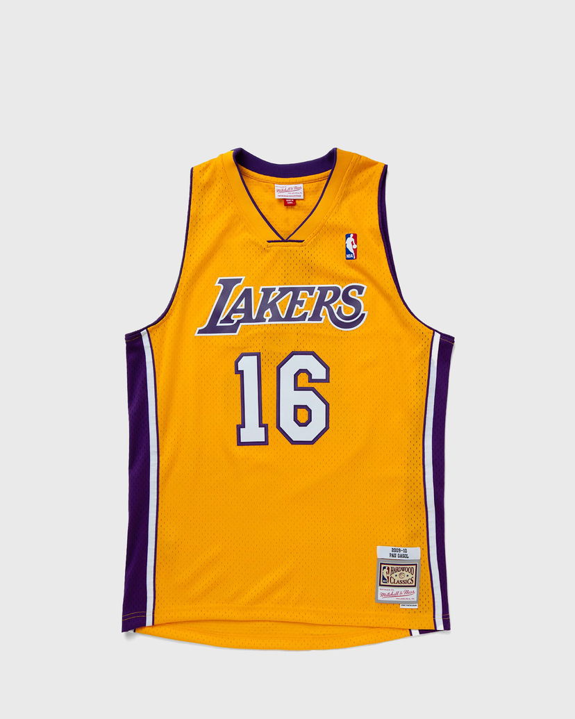 Jersey Mitchell & Ness NBA SWINGMAN JERSEY LOS ANGELES LAKERS 2009-10 PAU GASOL #16 Keltainen | SMJY7609-LAL09PGALTGD