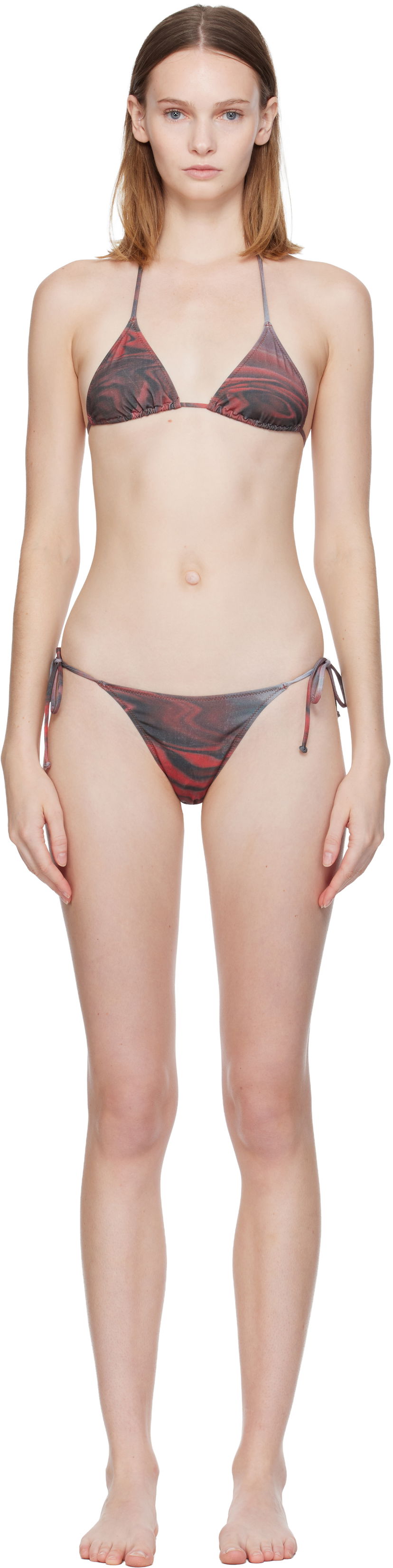 Uimapuvut Jean Paul Gaultier Jean Paul Gaultier Printed Blurry Roses Bikini Monivärinen | 25/04-W-BS035-J023P-010230
