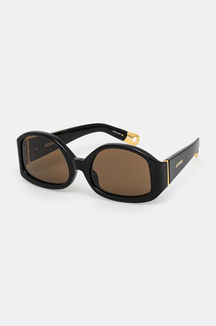 Aurinkolasit Jacquemus Sunglasses COLAPSO Musta | JAC15C1SUN