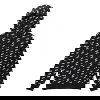 Logo Alphabet Print Fleece Hoodie