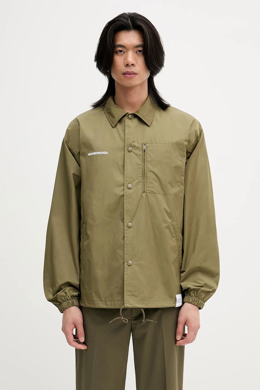 Tuulitakki Neighborhood NEIGHBORHOOD Windbreaker Oversize Jacket Vihreä | 251TSNH.JKM07