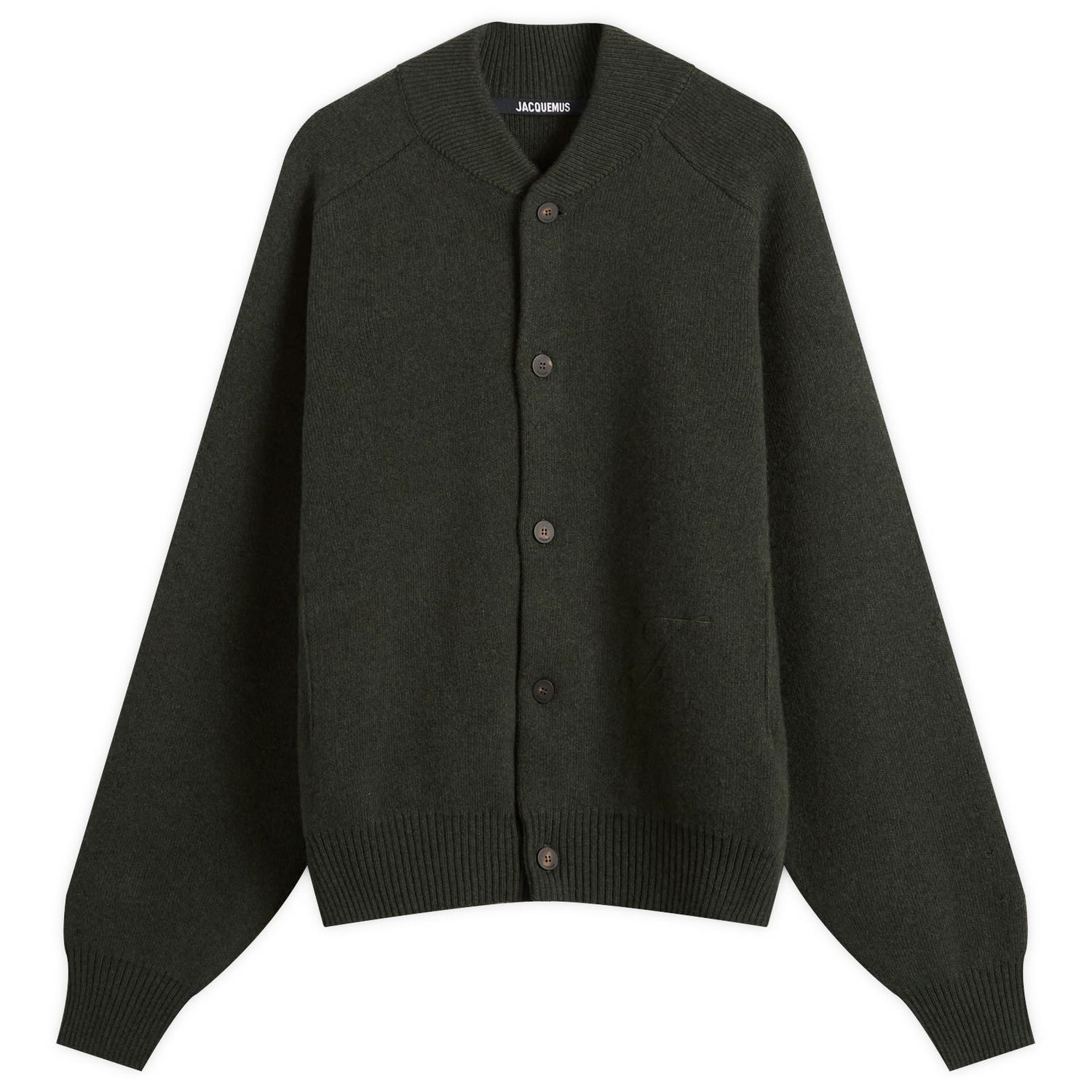 Villapaita Jacquemus Wool Cashmere Knitted Bomber Jacket Musta | 25HCDM00567AK00278-580, 0