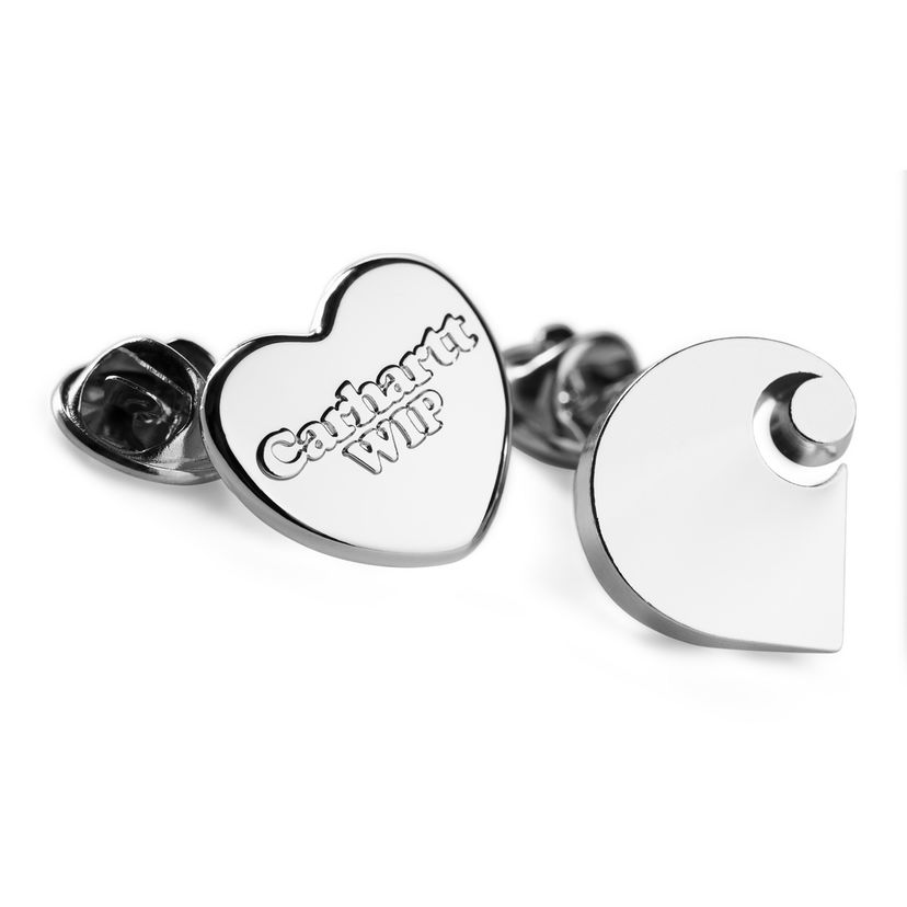 Pin Carhartt WIP Heart and C Logo Pin Set Metallinen | I034904_2