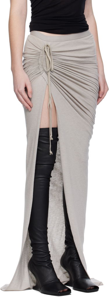 Hame Rick Owens Rick Owens Concordians Edfu Maxi Skirt Musta | RP02E4359 JR, 4