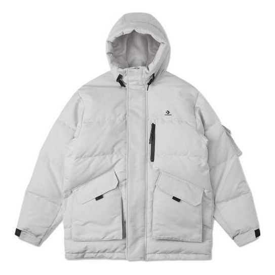 Puffer takki Converse Premium Mid Down Jacket Harmaa | 10025249-A01, 0