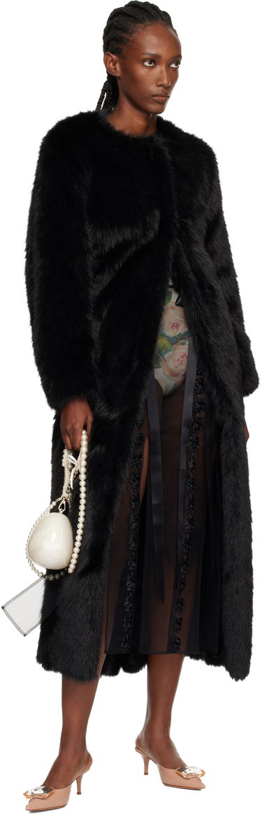 Käsilaukku Simone Rocha Simone Rocha Pearl & Chain Strap Pearl Egg Bag Valkoinen | BAG110ECBOW 0773, 3