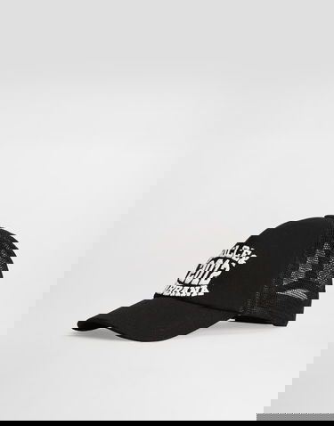 Hattu Dolce & Gabbana Dolce & Gabbana Twill and Mesh Baseball Hat with Embroidery Musta | LB4H80G7PBPN0000, 3