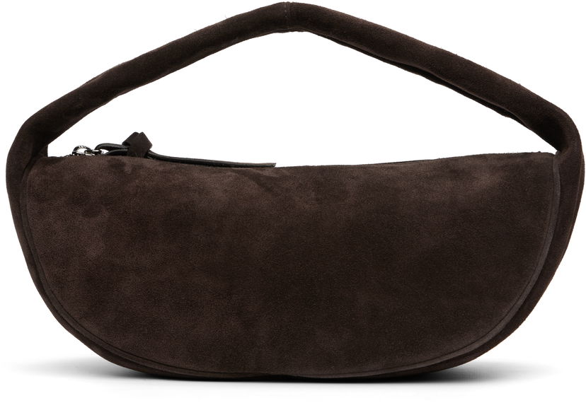 Olkalaukku BY FAR BY FAR Cush Suede Shoulder Bag Ruskea | MWBSB005KL009BR054PL