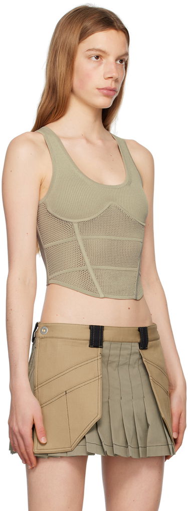 Tankkitoppi Dion Lee Sport Corset Tank Top Vihreä | A7720P23, 1