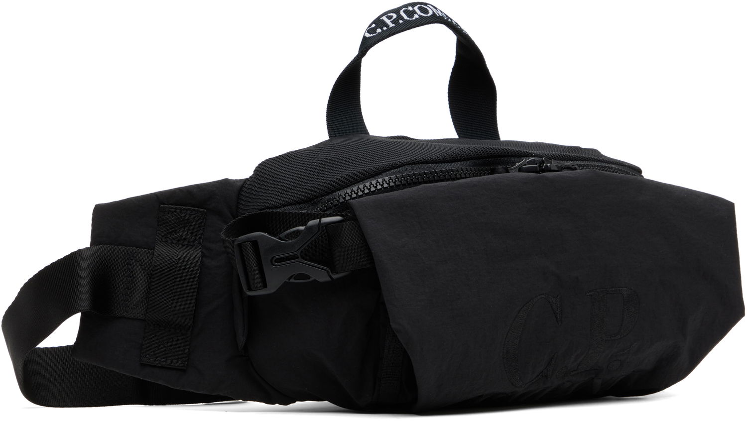 Vyötärölaukku C.P. Company C.P. Company Paper Touch Belt Bag Musta | 18CMAC298A-110188G, 1