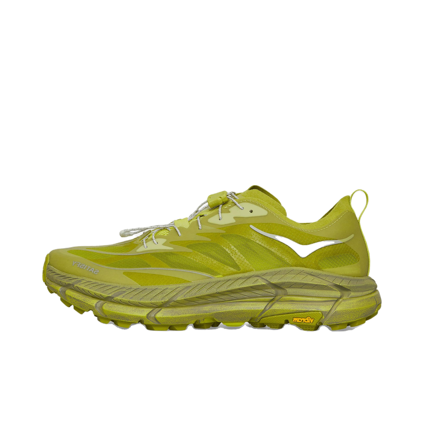 Juoksu Hoka One One Satisfy Mafate Speed 4 Lite Sulfur Vihreä | 1157050-SLFR