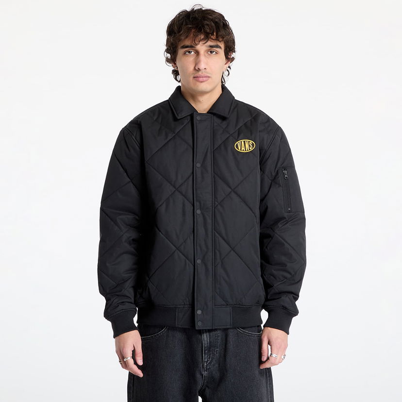 Bomber-takki Vans Hathaway Bomber Jacket Musta | VN000HNCBLK1