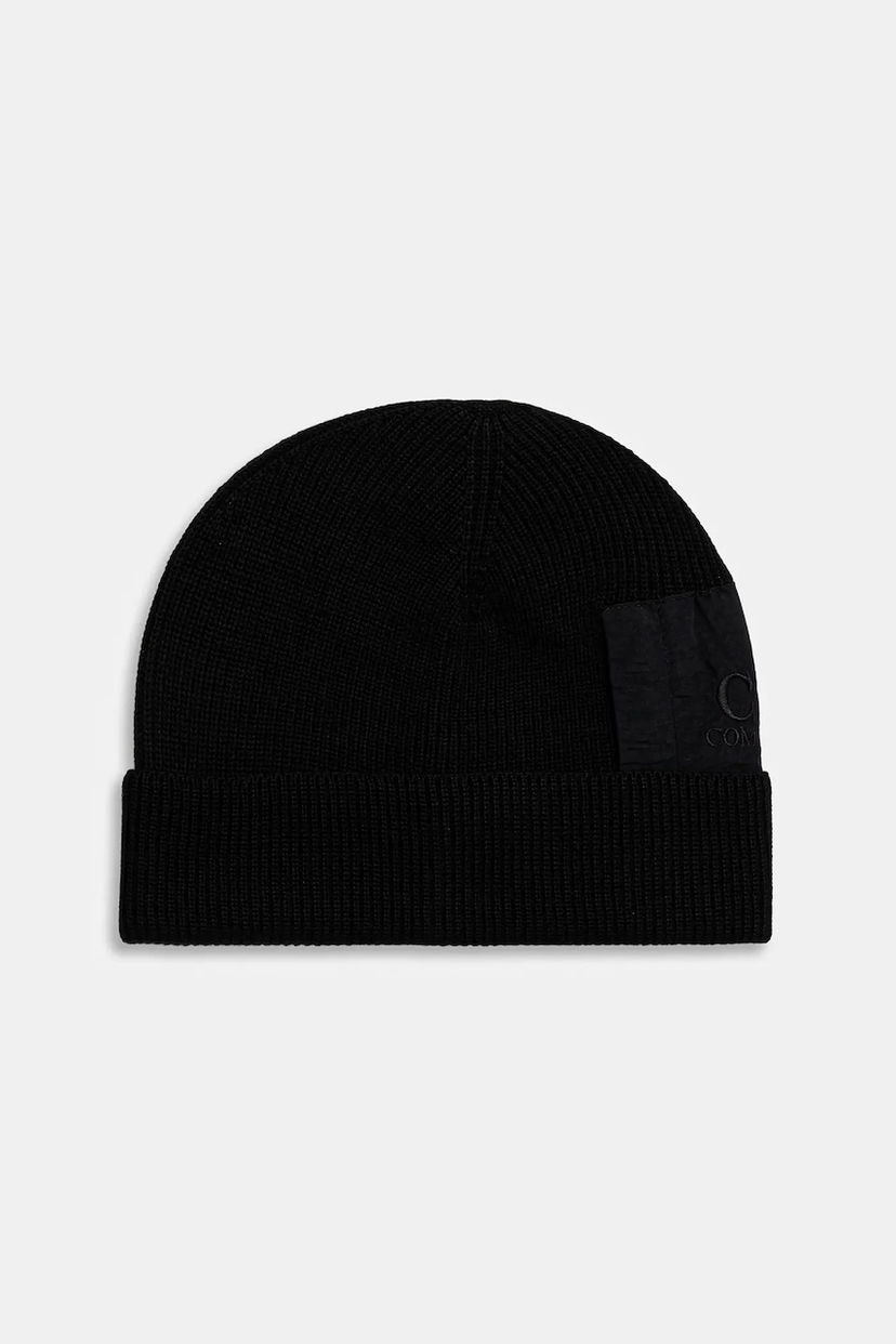 Pipo C.P. Company C.P. Company Wool Beanie Musta | 19CMAC163A005509A