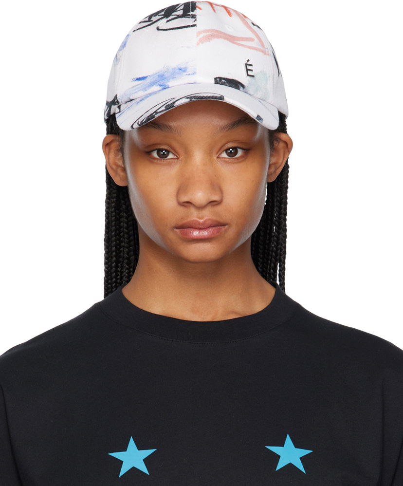Korkki Études Études Julian Farade Booster Baseball Cap Valkoinen | E24MC907A039P4