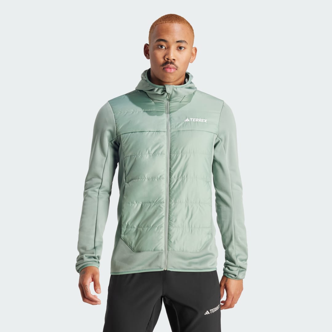Tuulitakki adidas Performance Terrex Multi Hybrid Insulated Hooded Jacket Vihreä | IM8107, 1